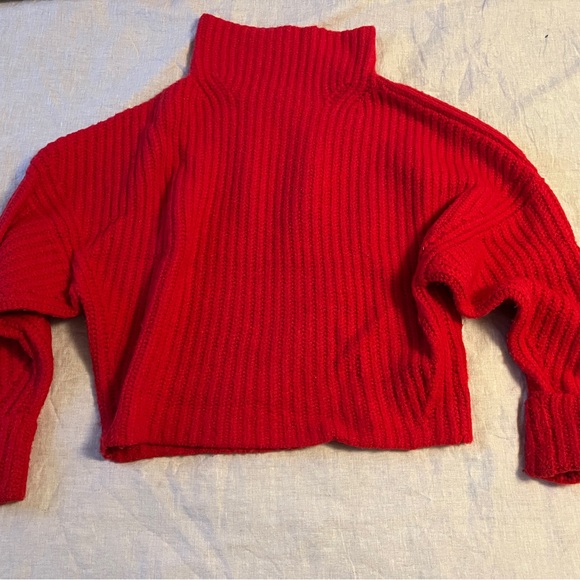 Anthropologie Athena Cowl Neck in Red size XS (Maeve) - Picture 2 of 6